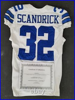#32 Orlando Scandrick of Dallas Cowboys NFL Game-Worn Jersey withCOA 196001382