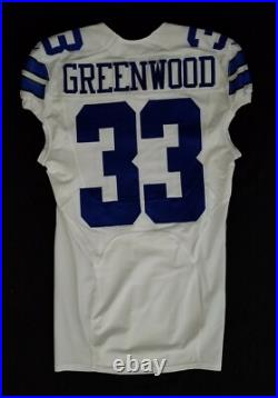 #33 Chris Greenwood Dallas Cowboys NFL Team-Issued & Lightly Worn Jersey 11255
