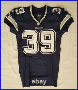 #39 Brandon Carr of Dallas Cowboys NFL Locker Room Game Issued Jersey 60181