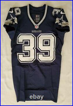 #39 Brandon Carr of Dallas Cowboys NFL Locker Room Game Issued Jersey 60181