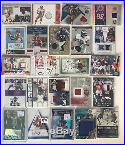 409 Football Game-Used & Autograph Card Collection ALL GAME USED JERSEY & AUTO