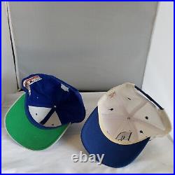 4 Lot Of 90's Vintage Dallas Cowboys Snapback Hat Cap Team NFL- pro line DC1