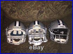 6 Dallas Cowboys QB Helmets worn/used Authentic Custom Aikman Staubach Prescott