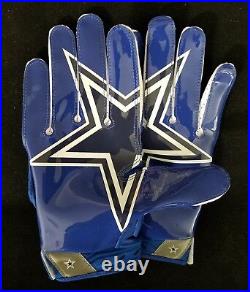 #82 Jason Witten of Dallas Cowboys NFL Locker Room Game Issued Gloves (2XL)