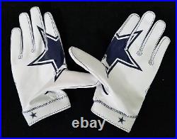 #82 Jason Witten of Dallas Cowboys NFL Locker Room Game Issued Gloves (2XL)