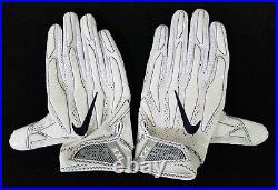 #82 Jason Witten of Dallas Cowboys NFL Locker Room Game Issued Gloves (2XL)