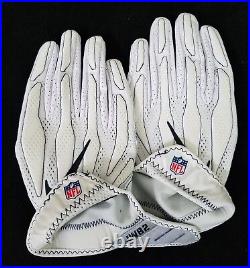 #82 Jason Witten of Dallas Cowboys NFL Locker Room Game Issued Gloves (2XL)