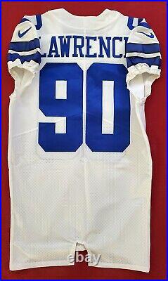 #90 DeMarcus Lawrence of Dallas Cowboys NFL Game Issued Jersey 64450