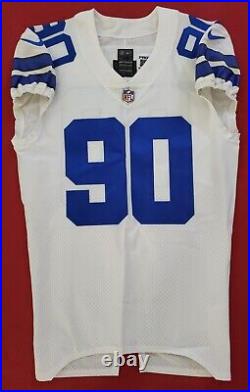 #90 DeMarcus Lawrence of Dallas Cowboys NFL Game Issued Jersey 64450