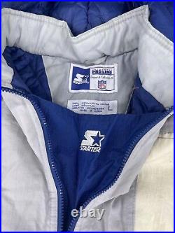 90's Starter (Pro Line) NFL Dallas Cowboys Pullover Jacket Size L