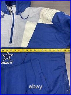 90's Starter (Pro Line) NFL Dallas Cowboys Pullover Jacket Size L
