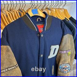 90s Dallas Cowboys 2000s Vintage Letterman Varsity Wool Bomber NFL football