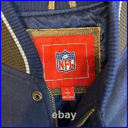 90s Dallas Cowboys 2000s Vintage Letterman Varsity Wool Bomber NFL football