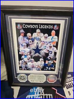 90s Dallas Cowboys Collection Withlimited Edition Emmit Smith And Hall Of Fame Pcs