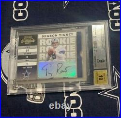 9/10 BGS 2003 CONTENDERS Dallas Cowboys TONY ROMO Autograph AUTO RC #D Rookie