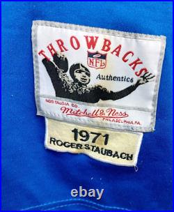 AUTHENTIC MITCHELL AND NESS ROGER STAUBACH 1971 DALLAS COWBOYS JERSEY Size 52 XL