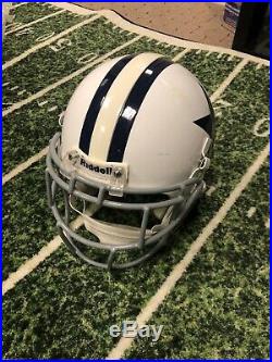 Alan Ball #20 Dallas Cowboys Game Used Helmet Throwback Thanksgiving Steiner
