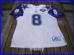 Apex One Troy Aikman Dallas Cowboys Authentic Football Jersey Sz. L Large Vtg
