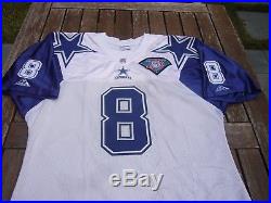 Apex One Troy Aikman Dallas Cowboys Authentic Football Jersey Sz. L Large Vtg