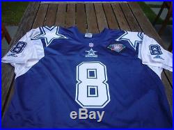Apex Troy Aikman Dallas Cowboys 75th Authentic Football NFL Jersey 2XL XXL vtg
