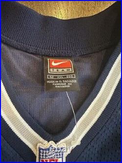 Authentic Emmitt Smith Nike Dallas Cowboys Sewn Jersey Size 52 Vintage 90's