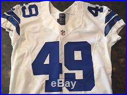Authentic Game Used Game Worn Dallas Cowboys Jersey #49 Nike Flywire