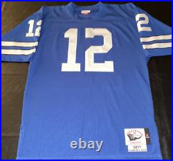 Authentic Mitchell And Ness Roger Staubach 1971 Dallas Cowboys Jersey Size 44 L