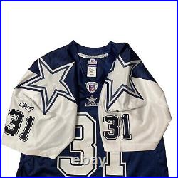 Authentic REEBOK Roy Williams RARE #31 DALLAS COWBOYS On Field Jersey Size 52