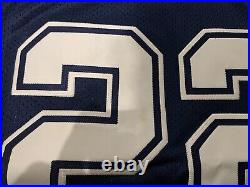 Authentic Reebok Dallas Cowboys Emmitt Smith Jersey 48 Rare Vtg Blue Sewn