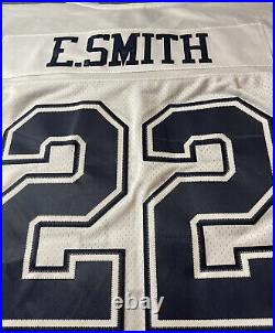 Authentic Throwback Sewn Reebok Dallas Cowboys Emmitt Smith Jersey Men Size 2XL