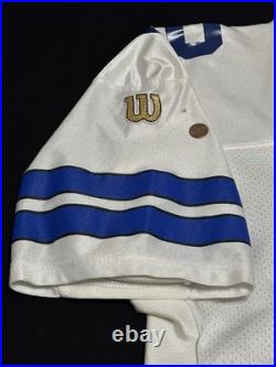 Authentic Wilson Dallas Cowboys Troy Aikman Jersey OG Authentic NFL White Sz 48