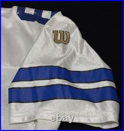 Authentic Wilson Dallas Cowboys Troy Aikman Jersey OG Authentic NFL White Sz 48