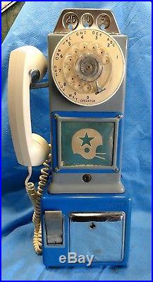 Automatic Electric Payphone Dallas Cowboys Texas Stadium Vintage Telephone