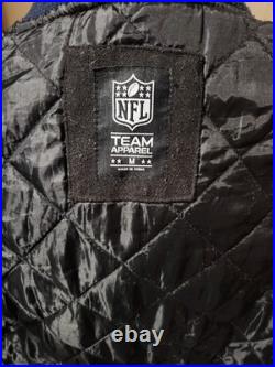 Black Dallas Cowboys varsity jacket, M