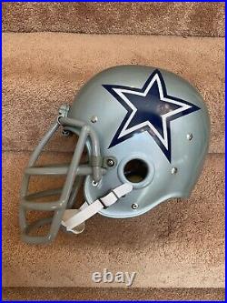 Bob Lilly Autographed Stats RK2 Dallas Cowboys Football Helmet Authentic Paint