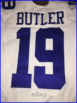 Brice Butler #19 Dallas Cowboys Game Used Worn Jersey Oakland Raiders Prova Tag
