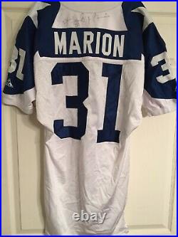 Brock Marion Dallas Cowboys Game Used Worn Jersey Vs Lions 1994 MNF Throwback