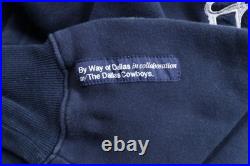 By Way Of Dallas Cowboys Adult Small Hoodie Blue NFL Football Heavyweight