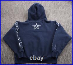 By Way Of Dallas Cowboys Adult Small Hoodie Blue NFL Football Heavyweight
