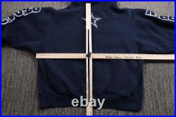 By Way Of Dallas Cowboys Adult Small Hoodie Blue NFL Football Heavyweight