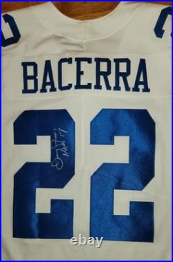 CUSTOM with Jerry Jones Autograph NIKE Dallas COWBOYS Vapor ELITE Jersey 52 nfl