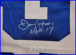 CUSTOM with Jerry Jones Autograph NIKE Dallas COWBOYS Vapor ELITE Jersey 52 nfl