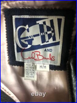 Carl Banks G III Leather Coat Jacket Dallas Cowboys Football Size M