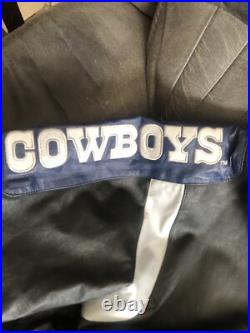 Carl Banks G III Leather Coat Jacket Dallas Cowboys Football Size M