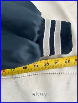 Chalk Line Dallas Cowboys Jacket Size XL Mens Navy Embroidered Satin 90s Vintage Chalk Line Dallas Cowboys Jacket Size XL Mens Navy Embroidered Satin 90s Vintage