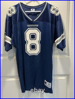 Champion Dallas Cowboys Troy Aikman #8 Size 40 Jersey Good Condition Sold As Is