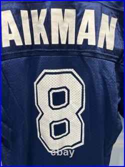 Champion Dallas Cowboys Troy Aikman #8 Size 40 Jersey Good Condition Sold As Is