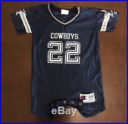Champion NFL Dallas Cowboys Emmitt Smith Romper Jersey Baby Infant 18 Months