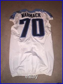 Chance Warmack Tennessee Titans 2014 Game Worn Used Jersey Alabama Crimson Tide