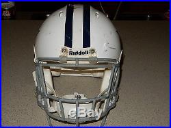 Chris Gronkowski Dallas Cowboys Game Used Helmet